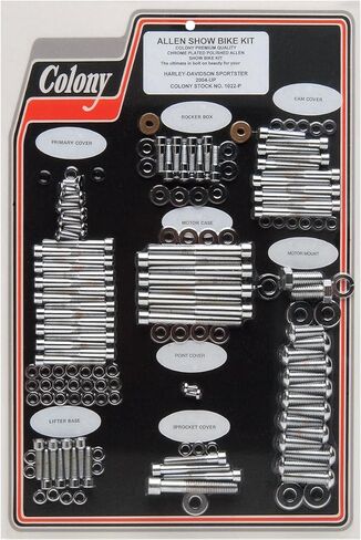 Colony 2080-4 Front Brake Caliper Chrome Allen-Head Bolt Kit in Kuwait