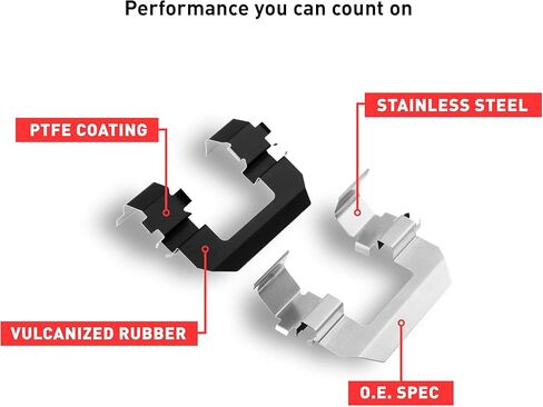 Dynamic Friction Company Brake Kit For 2012-2019 Fiat 500| Front and Rear 4000 HybriDynamic Brake Pads and Rotors Kit|Hardware included in Kuwait