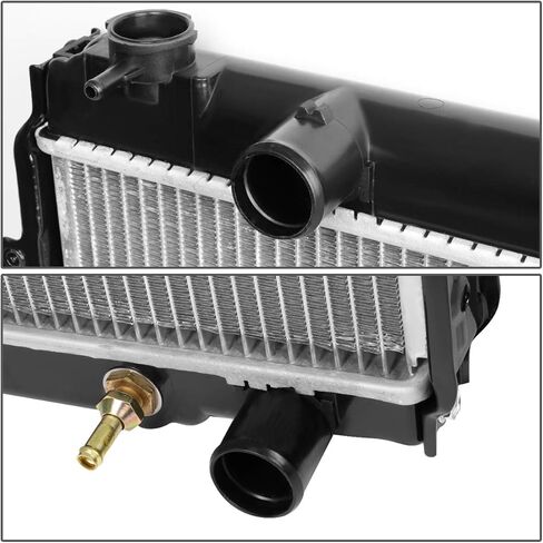 DNA Motoring OEM-RA-2376 OE Style Aluminium Core Radiator DPI 2376 متوافق مع 04-06 تندرا / 01-07 سيكويا، 27-3/8 بوصة عرض × 23-5/8 بوصة ارتفاع × 1-7/16 بوصة عمق، مدخل 1-1/2 بوصة، مخرج 1-1/2 بوصة in Saudi Arabia