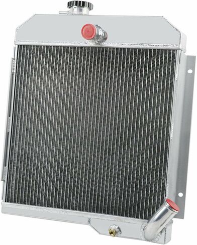 3 Row Aluminum Radiator Compatible with 1965-1971 Jeep CJ5 CJ6 DJ5 DJ6 Base 3.7L V6 in Saudi Arabia