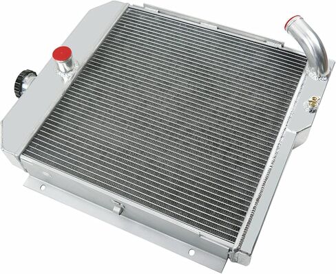 3 Row Aluminum Radiator Compatible with 1965-1971 Jeep CJ5 CJ6 DJ5 DJ6 Base 3.7L V6 in Saudi Arabia