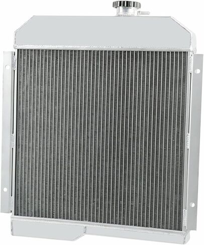 3 Row Aluminum Radiator Compatible with 1965-1971 Jeep CJ5 CJ6 DJ5 DJ6 Base 3.7L V6 in Saudi Arabia
