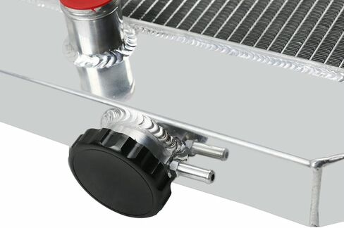 3 Row Aluminum Radiator Compatible with 1965-1971 Jeep CJ5 CJ6 DJ5 DJ6 Base 3.7L V6 in Saudi Arabia