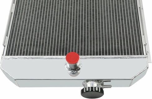 3 Row Aluminum Radiator Compatible with 1965-1971 Jeep CJ5 CJ6 DJ5 DJ6 Base 3.7L V6 in Saudi Arabia