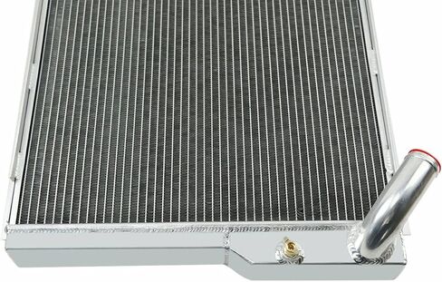 3 Row Aluminum Radiator Compatible with 1965-1971 Jeep CJ5 CJ6 DJ5 DJ6 Base 3.7L V6 in Saudi Arabia