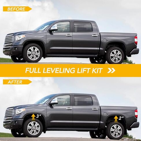 3 Inch Front + 2 Inch Rear Leveling Lift Kits for Tundra Strut Spacer Suspension Lift Kit Lift Spacers for 2007-2021 Tundra 2WD 4WD, 2007-2021 Sequoia 2WD 4WD in Saudi Arabia