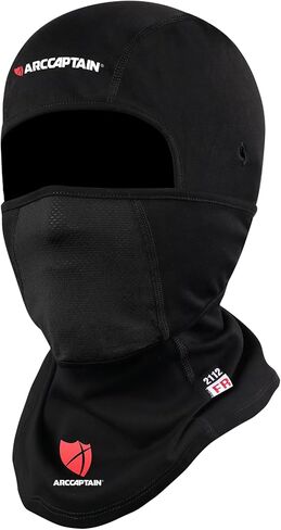 ARCCAPTAIN FR Flip-Up Balaclava, 7oz Flame Resistant Face Mask, Arc Rated NFPA 2112 CAT 2 Convertible Helmet Liner Hood in Saudi Arabia