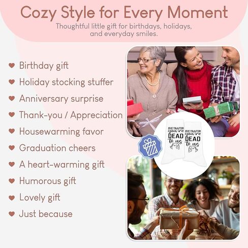 هدايا وداع لزملاء العمل، جوارب مبتكرة "وداعًا أيها الخائن، أنت ميت بالنسبة لنا"، هدايا وداع للأصدقاء، هدايا مغادرة زملاء العمل، هدايا وداع مضحكة للزملاء، هدايا مضحكة لمغادرة رئيس العمل. (010) in Kuwait