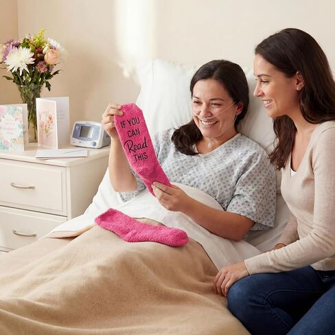 4 Pairs Get Well Gifts for Women After Surgery Socks Inspirational Fun Surgery Recovery Gifts for Someone Who Is Sick Socks in Kuwait