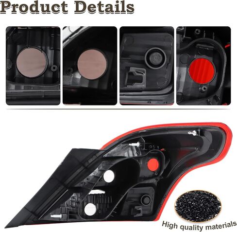 LH USA Type W/Side Light Tail Light Assembly Fit for 2012-2019 Nissan Versa Sedan Rear Lamp Left Driver Side Rear Lights W/O Bulbs 265553AN0A NI2800194 in Saudi Arabia