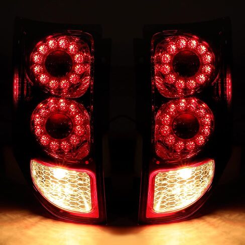 Tail Lights Pair Compatible with 2011-2020 Dodge Grand Caravan LH&RH W/Bulbs Rear Lamp Taillight Red Lens Plastic Replacement for 05182535AF 05182534AF CH2800199 CH2801199 in Saudi Arabia