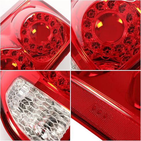 Tail Lights Pair Compatible with 2011-2020 Dodge Grand Caravan LH&RH W/Bulbs Rear Lamp Taillight Red Lens Plastic Replacement for 05182535AF 05182534AF CH2800199 CH2801199 in Saudi Arabia