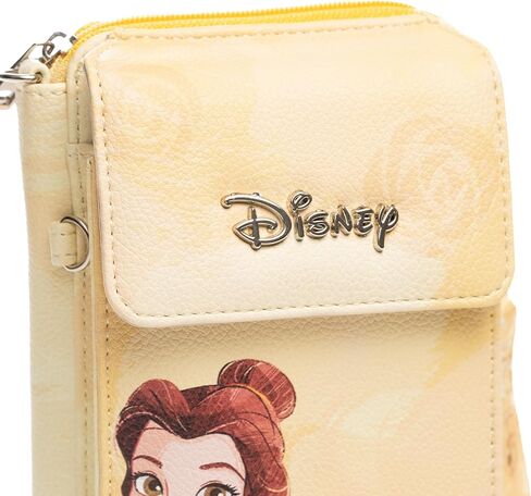 Disney Beauty And The Beast Belle Crossbody Wallet Cell Phone Wristlet in Saudi Arabia