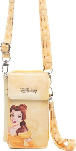 Disney Beauty And The Beast Belle Crossbody Wallet Cell Phone Wristlet in Saudi Arabia