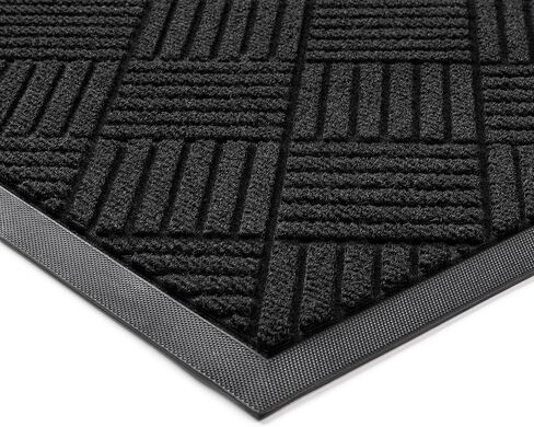 Front Door Mat Outside Entrance, 96" x 48" Sturdy Indoor Outdoor Mats for Entryway, Low Profile Welcome Doormat for Home Entrance, Non Slip Shoe Scraper Mat, Ideal for High Traffic Area in Kuwait