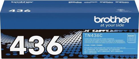 Brother Genuine TN436BK, TN436C, TN436M, TN436Y High Yield Laser Toner Cartridge 4 Pack, Up to 6,500 Pages Each, for HL-L8360CDW, HL-L8360CDWT, HL-L9310CDW, MFC-L8895CDW, MFC-L8900CDW, MFC-L9570CDW in Saudi Arabia