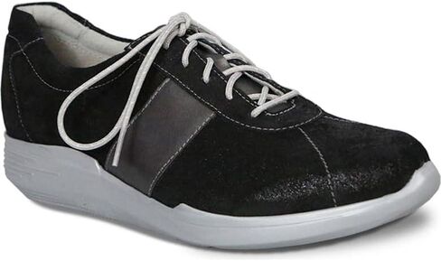Munro Women's Leslie Fashion Sneaker, Black Shimmer, 9 XW in Saudi Arabia
