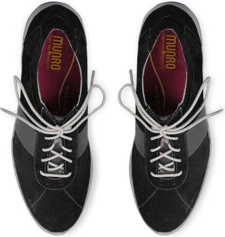 Munro Women's Leslie Fashion Sneaker, Black Shimmer, 9 XW in Saudi Arabia