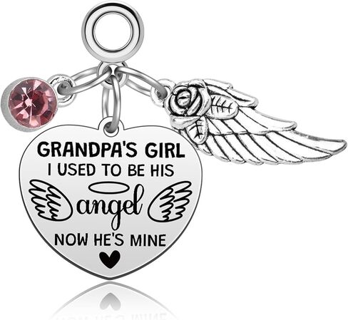 Grandpa Memorial Gifts Dangle Charm Beads Sympathy Gift for Loss of Grandfather Memorial Bereavement Gift for Loss of Grandpa Grandfather Charm for Bracelets Necklace Grieving Sympathy Gifts in Saudi Arabia