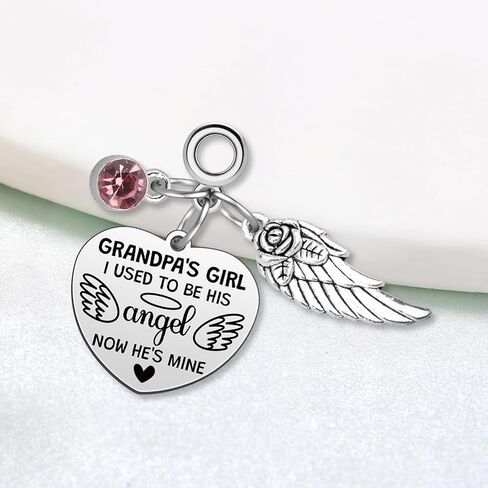 Grandpa Memorial Gifts Dangle Charm Beads Sympathy Gift for Loss of Grandfather Memorial Bereavement Gift for Loss of Grandpa Grandfather Charm for Bracelets Necklace Grieving Sympathy Gifts in Saudi Arabia