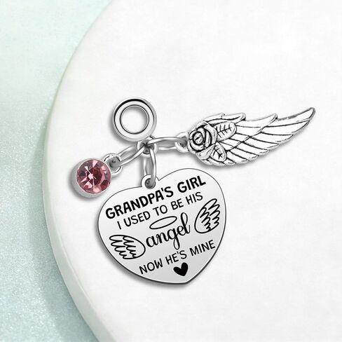 Grandpa Memorial Gifts Dangle Charm Beads Sympathy Gift for Loss of Grandfather Memorial Bereavement Gift for Loss of Grandpa Grandfather Charm for Bracelets Necklace Grieving Sympathy Gifts in Saudi Arabia