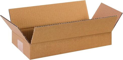 PARTNERS BRAND 12 x 6 x 2 Corrugated Cardboard Boxes, Long 12"L x 6"W x 2"H, Pack of 25 | Shipping, Packaging, Moving, Storage Box for Home or Business, Strong Wholesale Bulk Boxes in Saudi Arabia