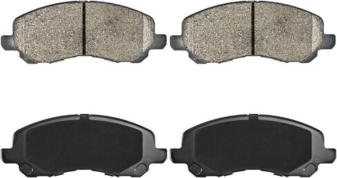 وسائد فرامل أمامية من السيراميك من KAX تناسب ميتسوبيشي أوتلاندر سبورت 2011-2023، ميتسوبيشي أوتلاندر 2003-2004 2007-2020، ميتسوبيشي لانسر 2004-2006 2008-2017 4 قطع بديلة # D866 in Kuwait