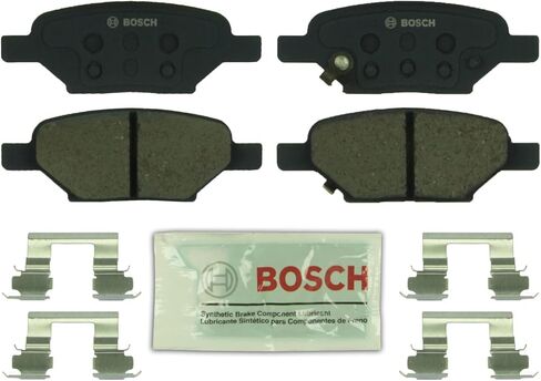 BOSCH BC1033 QuietCast Premium Ceramic Disc Brake Pad Set - Compatible with Select Chevrolet Cobalt, HHR, Malibu; Pontiac G5, G6, Pursuit; Saturn Aura, Ion; REAR in Saudi Arabia