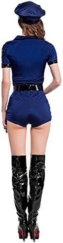 Women's Police Costume, Adult Cop Uniform Outfit, Halloween Costume in Saudi Arabia