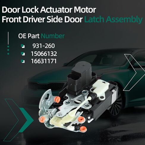931-260 Door Lock Actuator Motor Front Driver Side Door Latch Assembly Compatible with Chevy S10 1998-2003 for GMC Sonoma 1998-2003,OE 15066132 16631171 in Saudi Arabia
