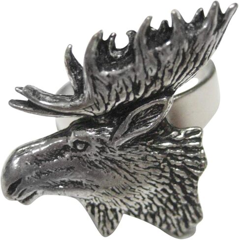 Kiola Designs Moose Head Adjustable Size Fashion Ring in Saudi Arabia