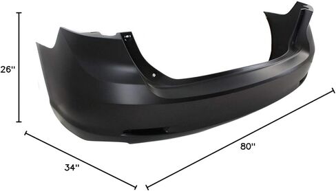 BUMPERS THAT DELIVER - Primered, Rear Bumper Cover Replacement for 2009-2016 Toyota Venza 09-16, TO1100277 in Saudi Arabia