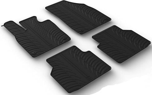 Gledring USA Custom Fit All-Weather Rubber Floor Mats Intended for Volkswagon ID4 2021-2024, No Trimming Required, Tailored Custom Fit, Protects from Rain, Mud, & Snow. in Saudi Arabia