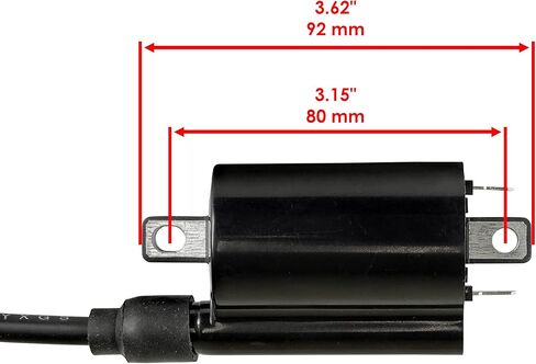 Caltric Ignition Coil Spark Plug Boot and Wire Compatible with Polaris Sportsman 110 2016 2017 2018 2019 2020 2021 in Saudi Arabia