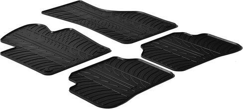Gledring USA Custom Fit All-Weather Rubber Floor Mats Intended for Volkswagon ID4 2021-2024, No Trimming Required, Tailored Custom Fit, Protects from Rain, Mud, & Snow. in Saudi Arabia