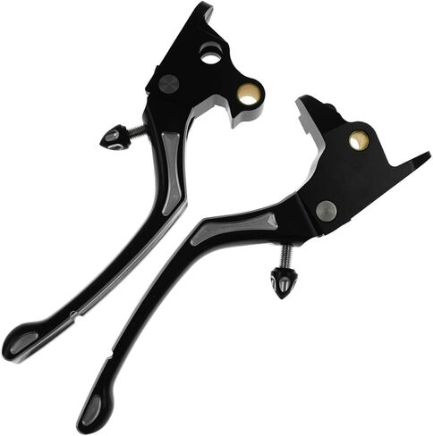 Brake Clutch Levers Brake Lever Clutch Hand Control Lever Compatible with Harley Touring Road King Electra Glide Street Glide 2017-2023 Black and Chrome in Saudi Arabia