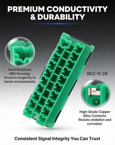 Flecto CAN-C Buss Star Splice Block Connector 68321746AA متوافق مع Jeep Wrangler Gladiator Ram 1500 2500 Chrysler Pacifica 2017-2025 المحور الكهربائي يعمل على إصلاح رموز U in Kuwait