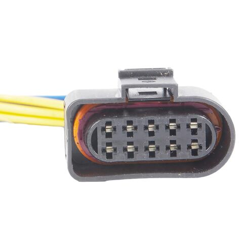 10 Pin Automotive Wiring Harness Headlight Pigtail Connector 1J0973735 Temp Sensor Plug Deflation Valve Halogen Headlights Plug for Audi VW Kenworth T680 in Kuwait