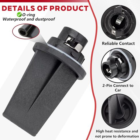 Turn Signal Indicator Light Socket Holder Fit for BMW 1/3/5/7 Series X5, F20 F21 F30 F80 F31 F60 F61 E65 E53 E66 E67 Replace OE 63126916102 2PCS in Kuwait