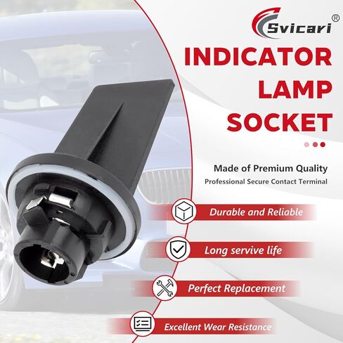 Turn Signal Indicator Light Socket Holder Fit for BMW 1/3/5/7 Series X5, F20 F21 F30 F80 F31 F60 F61 E65 E53 E66 E67 Replace OE 63126916102 2PCS in Kuwait