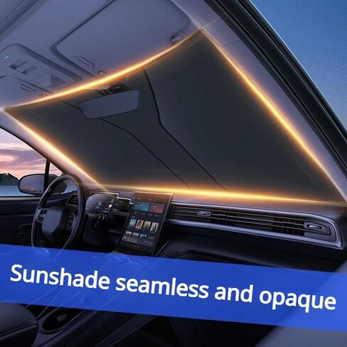 Fit for Chery Omoda C5 2022-2024,Windshield Sun Shade,Car Shades for Front Windows,Black Windshield Sunshade,Car Accessories in Saudi Arabia