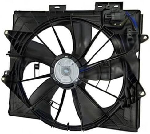 Radiator Fan Assembly - Compatible with 2009-2015 Cadillac CTS in Saudi Arabia