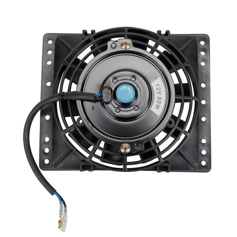 6 بوصة سليم سحب دفع مشعاع كهربائي مروحة التبريد 650CFM جبل عدة 12 فولت 80 واط العالمي in Kuwait