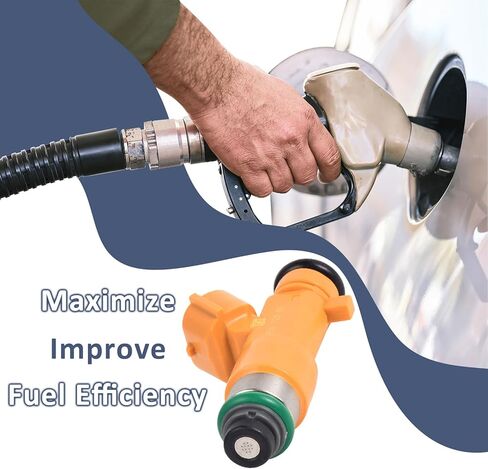 مجموعة من 6 محاقن الوقود VQ37VHR، متوافقة مع/إنفينيتي G37 2008-2013، 3.7L Q50 2014-2015، QX50 2014-2017، M37 2011-2013، QX70 3.7 2014-2017، يستبدل: 16600-EY00A in Kuwait