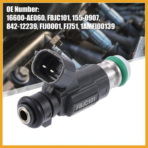 4 قطعة 16600-AE060 FBJC101 حاقن الوقود لنيسان ألتيما 2002-2005 لنيسان ماكسيما 2002-2003 لنيسان مورانو 2003 3.5L VQ35DE VK45DE استبدال in Kuwait