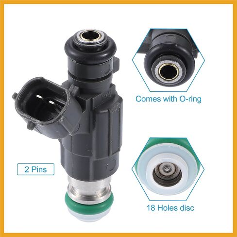 4 قطعة 16600-AE060 FBJC101 حاقن الوقود لنيسان ألتيما 2002-2005 لنيسان ماكسيما 2002-2003 لنيسان مورانو 2003 3.5L VQ35DE VK45DE استبدال in Kuwait