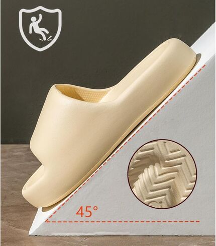 Cloud Soft Anti-Slip Slides Lightweight Comfort Slippers for Indoor Outdoor Use, Quick-Dry Shower Shoes Bedroom Sandals in Saudi Arabia