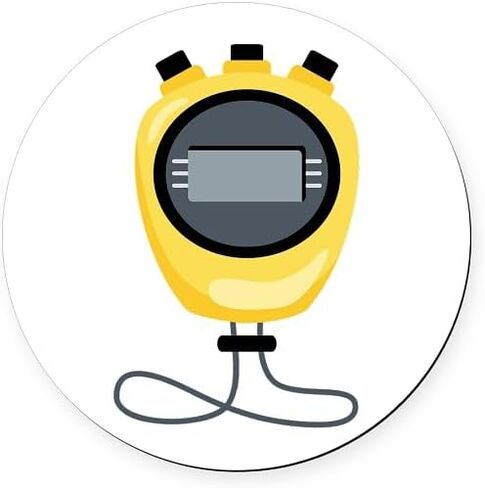 مؤقت ساعة إيقاف رياضية CafePress مقاس 5.5 بوصة، شاشة عرض مغناطيسية مستديرة للسيارة in Saudi Arabia