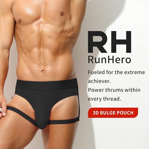 Jock Straps Hombres Para la Ropa Interior Masculina Sexy Seda de Hielo Funny Play Los Partidarios Atléticos Ropa in Saudi Arabia