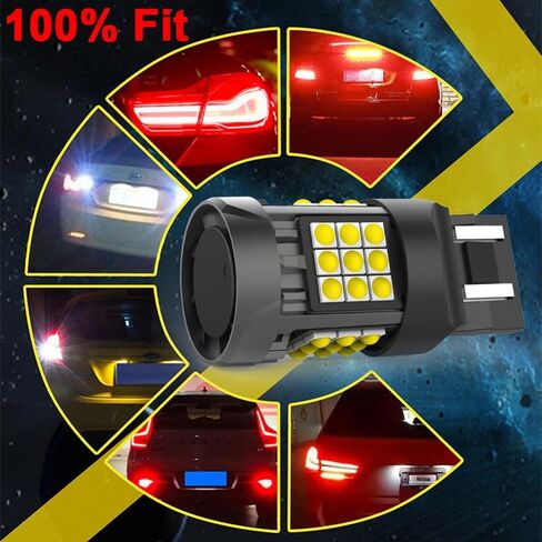 LED Rear Tail Light Kits for Ram Promaster 1500 2500 3500 2014-2025 2026, W16W Back Up Light + W21/5W Brake Light + 7440NA Turn Signal Light Bulb Combo, CANBUS Anti Hyper Flash Plug and Play in Kuwait